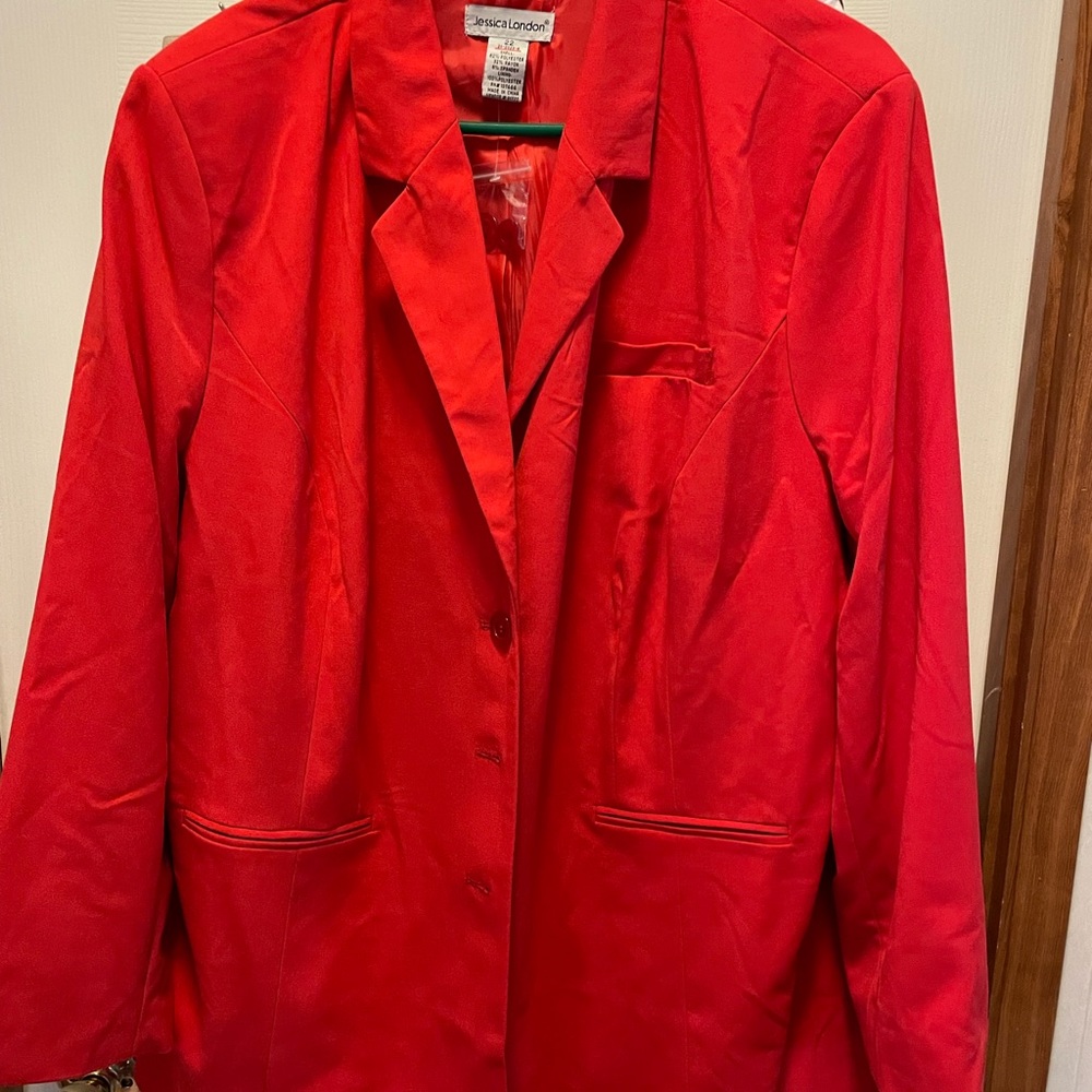 Red blazer